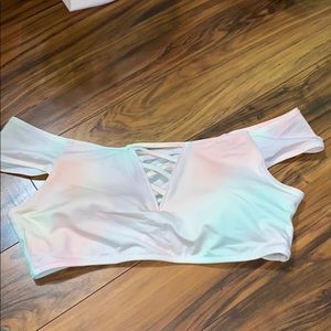 Victoria’s Secret pink cloud bikini top